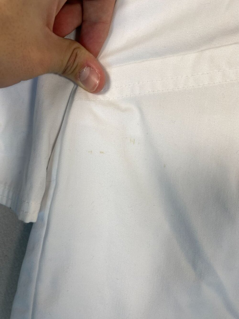Dickies White Medical Lab Coat Womens L Button-Front Cotton/Polyester Blend - Picture 4 of 9